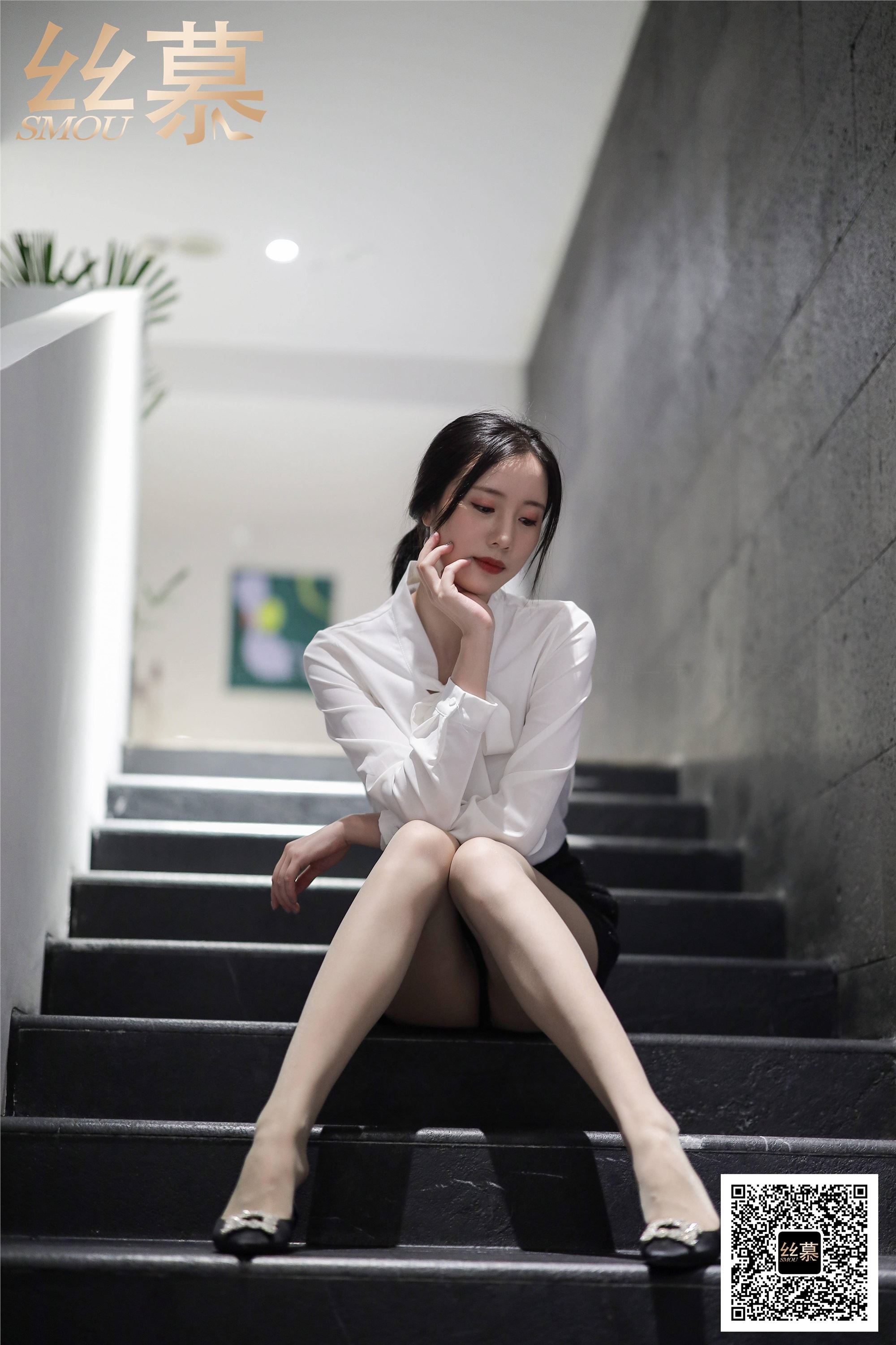 丝慕GIRL 特写集 TX089 紫宁《平底鞋女神》